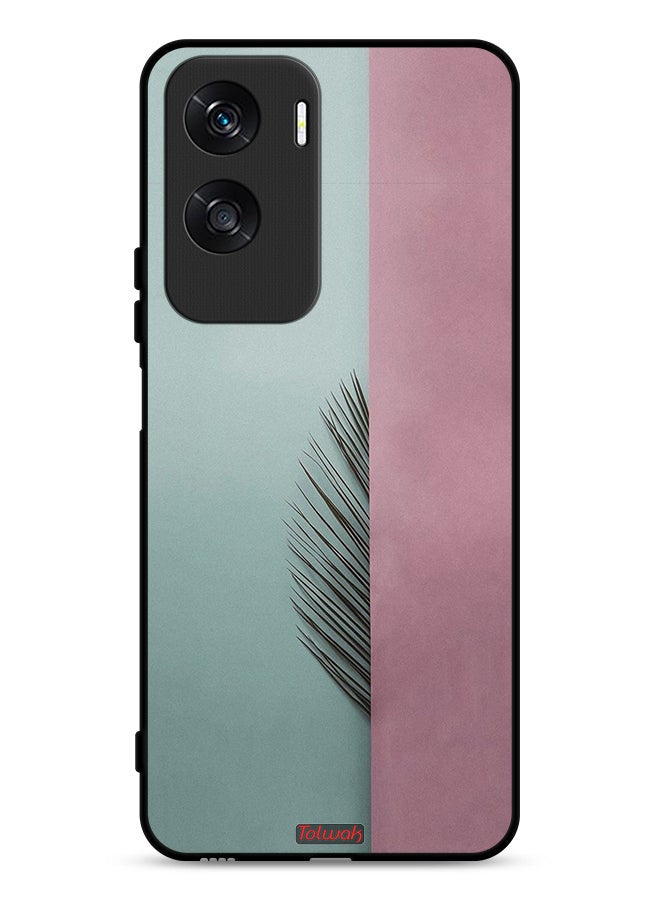Tolwak Honor X50i 5G Protective Case Cover Half Leaves - Image 1