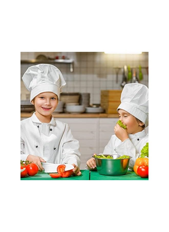 vesus Knife Set, Kids Safe Plastic Kitchen Knife in 3 Sizes with Crinkle Cutter and Y Peeler, Kids Knife for Real Cooking Bread Chopping Vegetables Fruits Salad Cake (5Pcs)  - Image 3