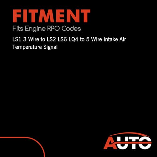 AUTO OCCASION MAF Sensors Mass Air Flow Sensors Extension Plug Connector Adapter with LS1 3 Wire to LS2 LS6 LQ4 to 5 Wire Intake Air Temperature Signal - Image 3