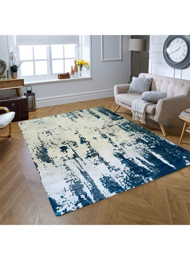 Handpicked Furniture Abstract Blue Rug, Ultra Soft Area Carpets For Bed Room, Living Room, And Dining Room, Antislip Floor Carpets, Easy To Clean, Made In Turkey - pzsku/Z5D0D2FB45A286918AD4AZ/45/_/1728387491/7446a63f-e25f-426e-af3e-2af4914a78a2