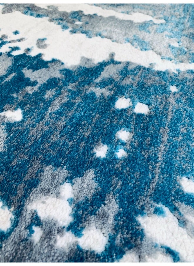 Handpicked Furniture Abstract Blue Rug, Ultra Soft Area Carpets For Bed Room, Living Room, And Dining Room, Antislip Floor Carpets, Easy To Clean, Made In Turkey - pzsku/Z5D0D2FB45A286918AD4AZ/45/_/1728387492/cea8c2d7-6a2d-4965-9ccb-c2a728e36c7a