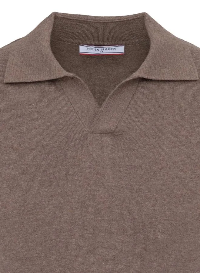 FELIX HARDY Beige-Brown Men's 100% Cotton Polo Shirt Short Sleeve Pack of 2 for Men | Best Price UAE