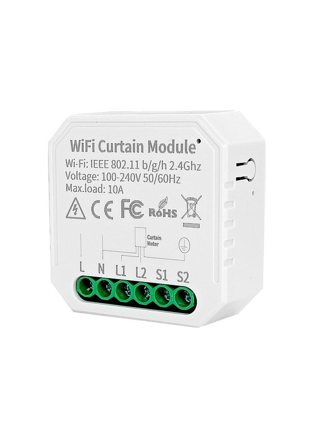 Lepmerk - Tuya WiFi Curtain Blinds Module Switch Roller Shutter Motor Smart Life App Remote Control Voice Control with Alexa  Home - Image 1