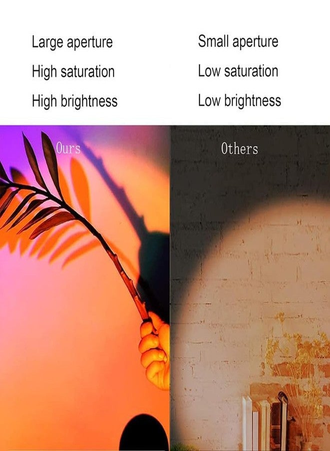 Elevea { Best Gift with 15 Years Warranty ) Sunset Projection Lamp Led Light 4 in 1 Replaceable Colorful Films, 360 Rotation Height Adjustable Romantic Floor Lamp Projector for Home, Party - Image 4