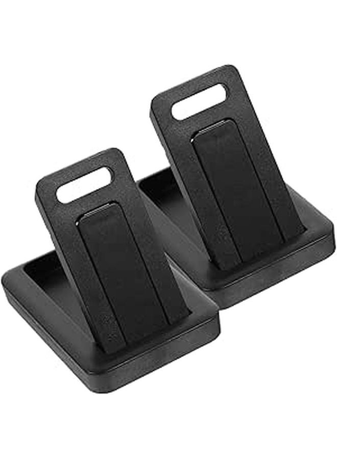 2 Pcs Portable Laptop Cooling Stand Ergonomic Riser with Ventilation for Home Office and Travel - Image 1