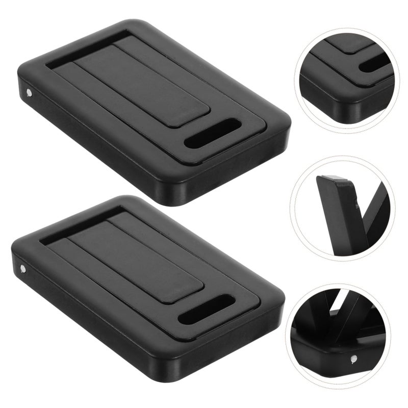 2 Pcs Portable Laptop Cooling Stand Ergonomic Riser with Ventilation for Home Office and Travel - Image 4