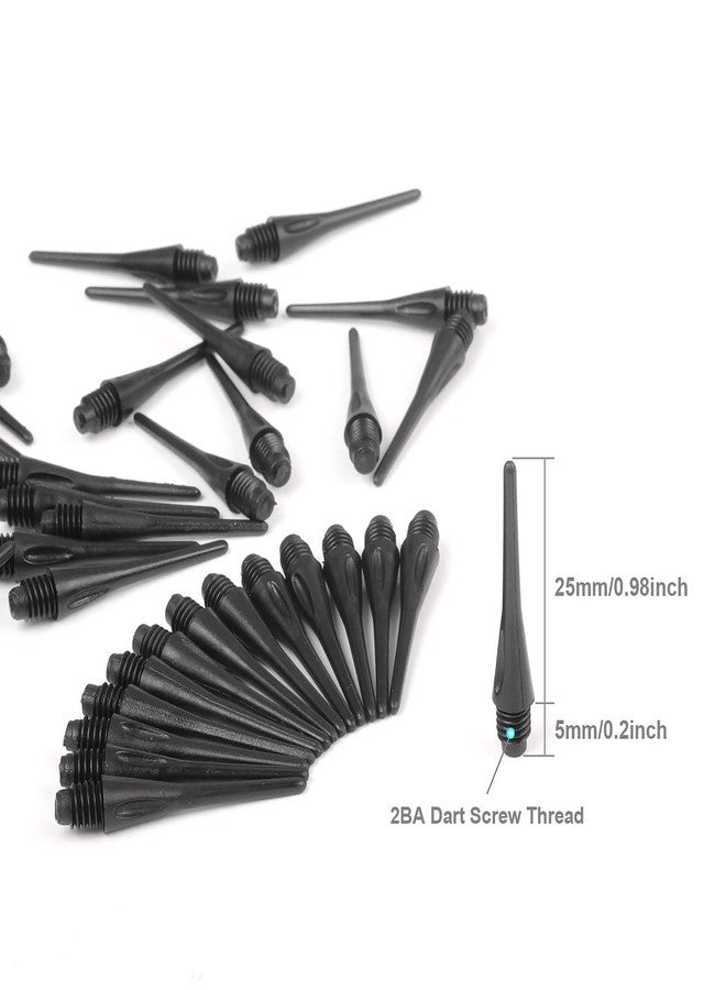 Deetenks Soft Dart Tips 300 Pack 2BA Thread Plastic Soft Tip Soft Dart Tips Dart Points Replacement Dart Accessories for Darts - Image 2