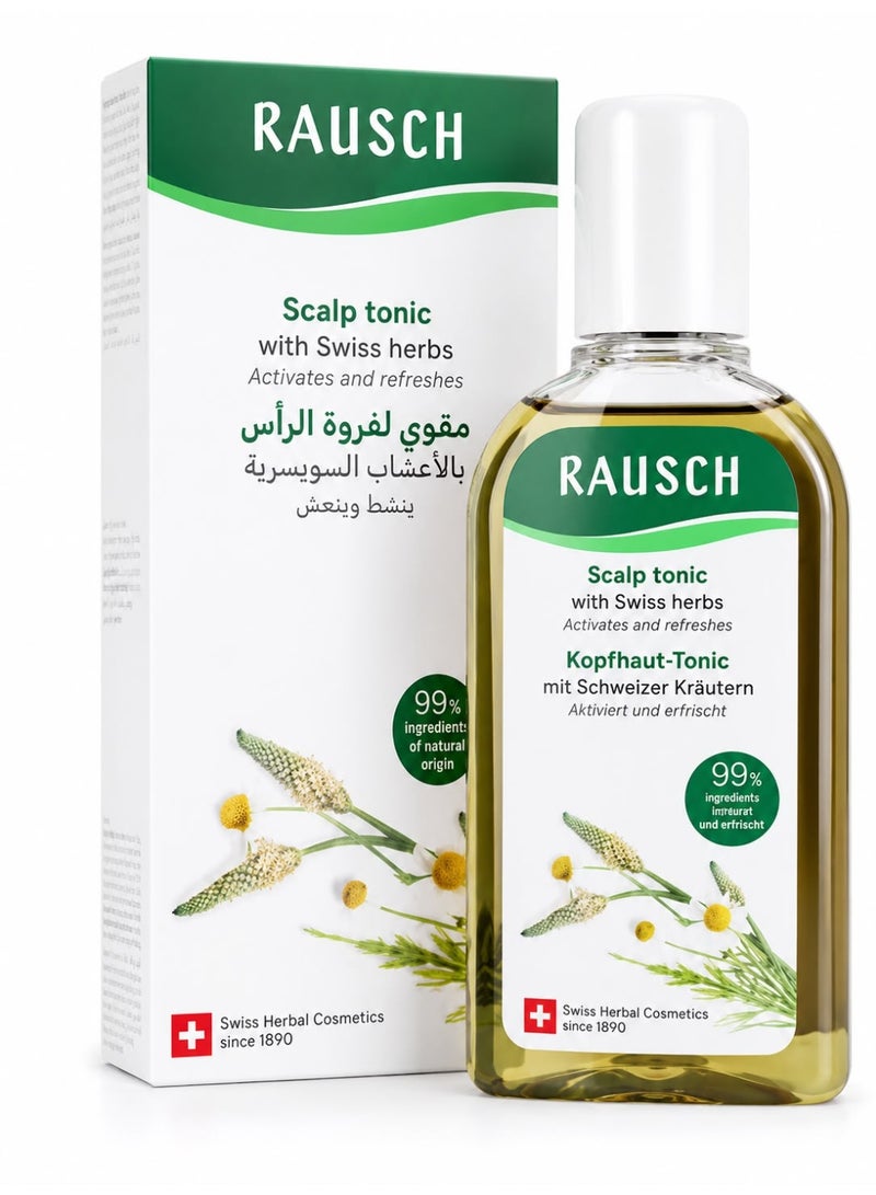 RAUSCH SCALP TONIC with swiss herbs activates and refreshes-200ml