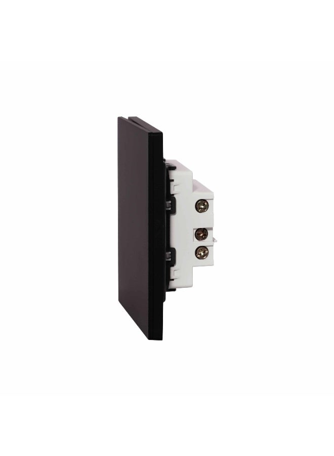 Donmarco 1 Gang 2 Way Switch – 10A 250V - Ultra Thin Premium Plastic Material, Modern & Durable, Fire-Resistant Electric Switch, 15-Year Warranty, Wall Switch for Home and Office (Matt Black) - Image 4