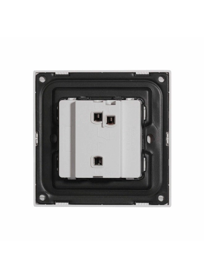 Donmarco 1 Gang 2 Way Switch – 10A 250V - Ultra Thin Premium Plastic Material, Modern & Durable, Fire-Resistant Electric Switch, 15-Year Warranty, Wall Switch for Home and Office (Matt Black) - Image 2