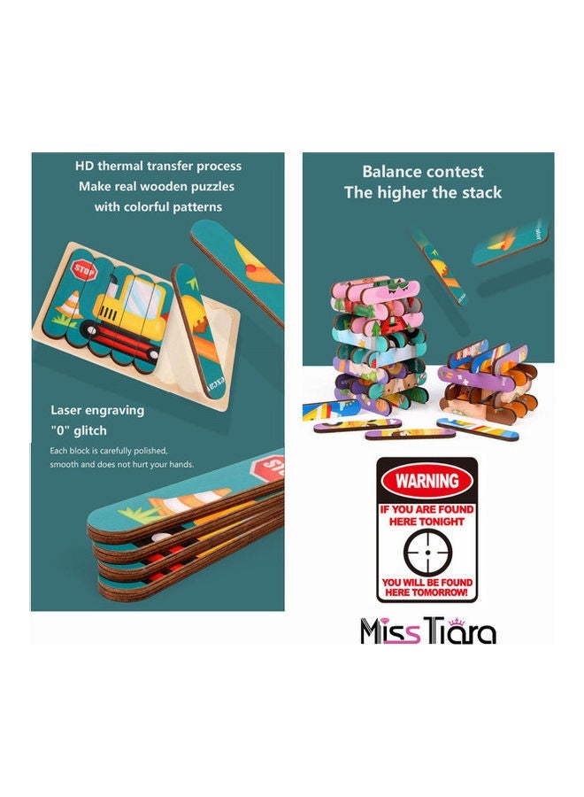 NIBEMINENT Jigsaw Bar Puzzle Early Educational Toy - Image 3