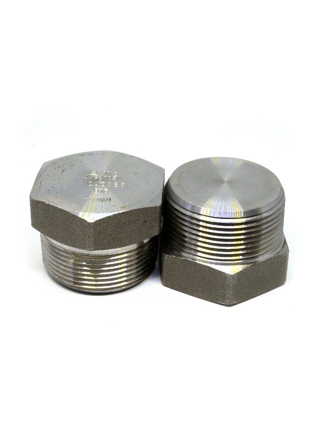 سدادة بوثويل (Plug) من الفولاذ الكربوني CS A105N بضغط 3000/6000 PSI ومشبك سداسي NPT (Hex NPT)