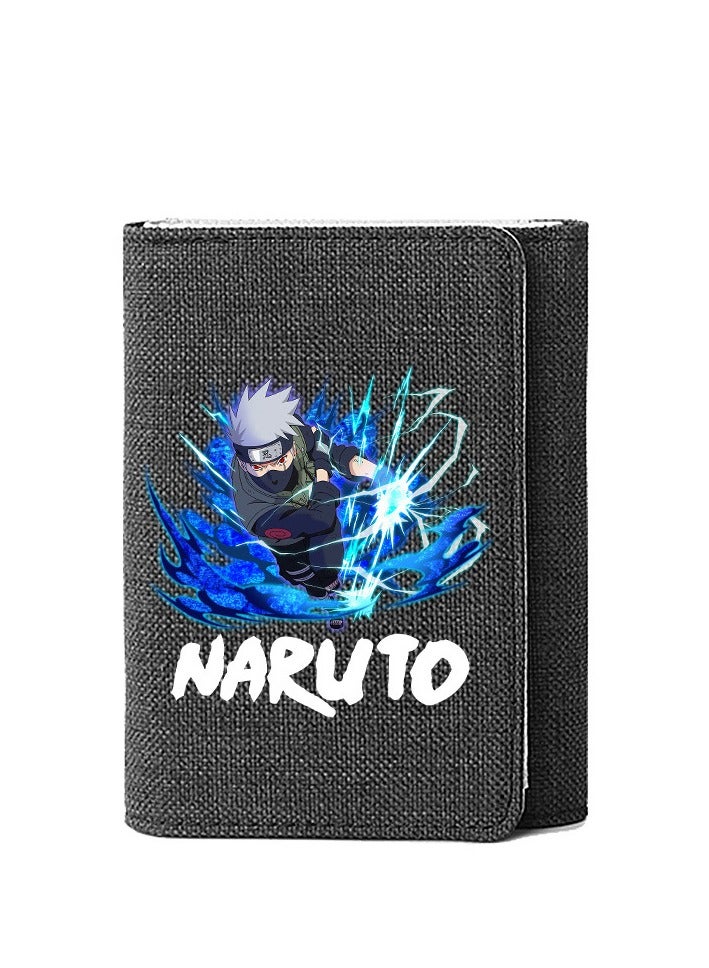 KUYING New Naruto Printed Waterproof Wallet 