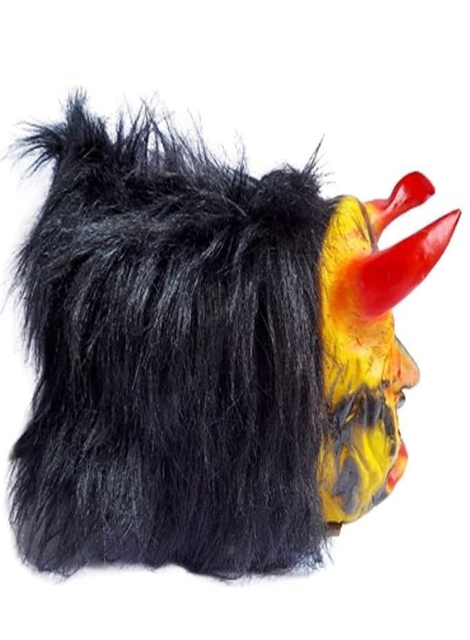 Munmoll Rubber Fancy Horror Scary Ghost Face Mask for Halloween Parties (Horror) - Image 5