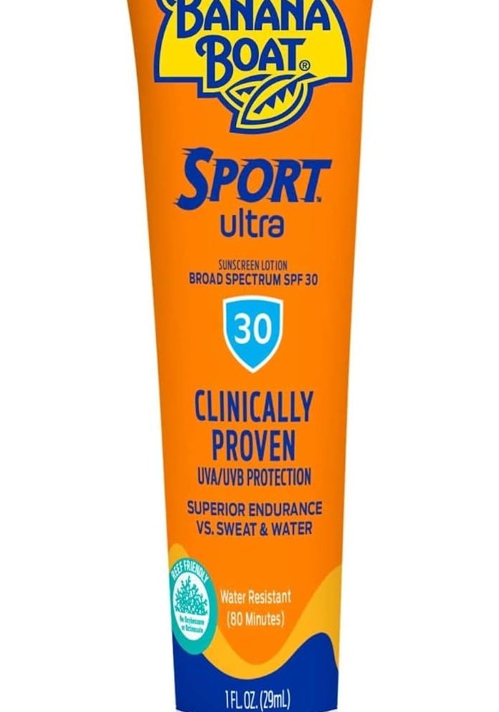 Banana Boat Sport Ultra Sunscreen Lotion SPF 30 - Travel Size 1 oz - Image 1