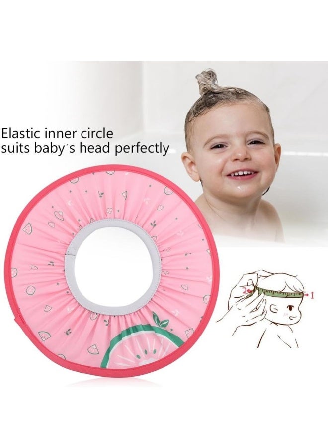 Hztyyier Baby Bath Cap Safe Shampoo Shower Cap Bathing Tub Head Hair Rinser Protection - Image 2