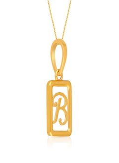 Malabar Gold and Diamonds 22k 916 Purity Gold Pendant for Women DZPN173BY  - Image 2