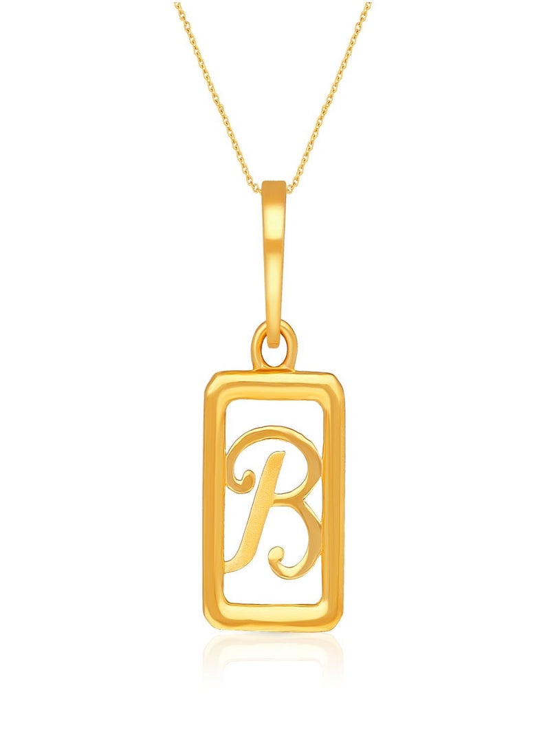 Malabar Gold and Diamonds 22k 916 Purity Gold Pendant for Women DZPN173BY  - Image 5