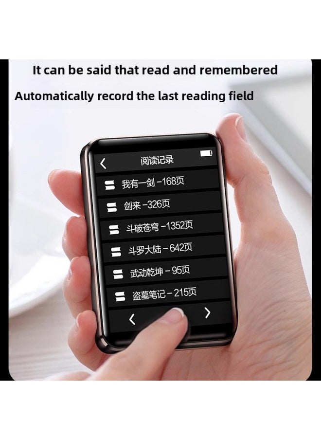 Generic Bluetooth Mp4 Reading Novels Senior High School Student-specific Reader Mp3 Walkman Mp5 E-book Artifact P3p4mp7-Body Color:5.4 Touch Screen Long Battery Life Model/bluetooth 6.0 [free Wireless Bluetooth Headset/music Membership/otg/cloth Bag/card Reader/hd Film/protective Case/plus-Memory Capacity:8gb [more Than 300 Popular Girls’ Novels + Songs + Movies Have Been Downloaded] - Value Package [official Standard + Original Charger]  - Image 5