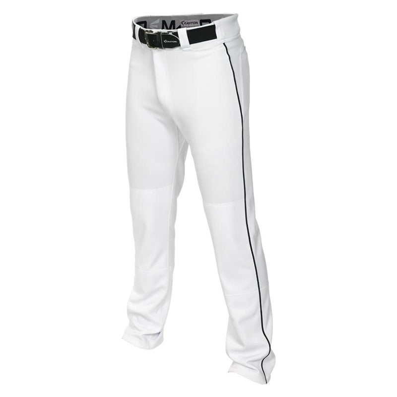 EASTON MAKO 2 Baseball Pant, Adult, Large, White/Black - Image 4