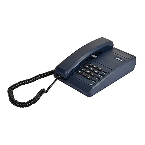 Beetel B11 Corded Landline Phone, Ringer Volume Control, LED for Ring Indication, Wall/Desk Mountable, Classic Design, Clear Call Quality, Mute/Pause/Flash/Redial Function (Made in India)(Blue)(B11) - Image 1