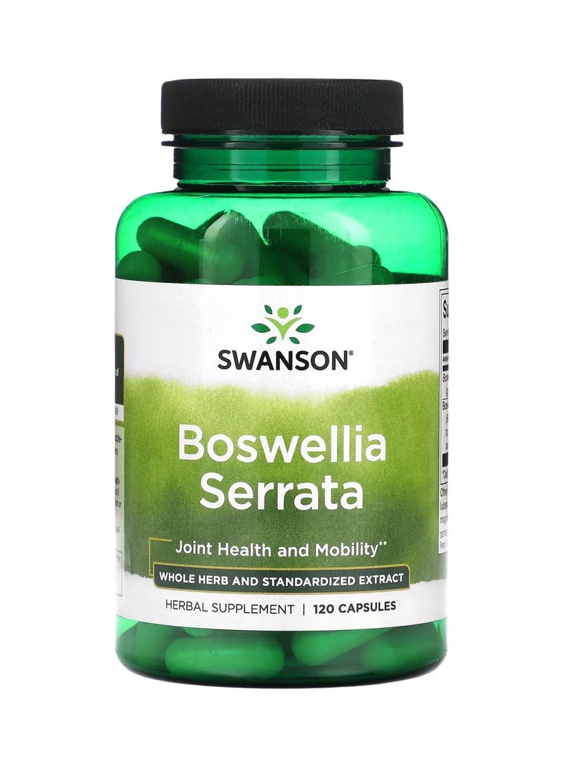 سوانسون مكمل غذائي عشبي يدعم سلامة المفاصل وحركتها ومرونتها - 120 كبسوله