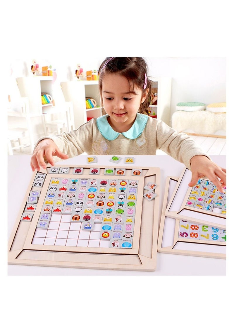NIBEMINENT Children's Early Education Crazy Pair Of Wooden Parent-child Training Educational Board Games  - Image 3