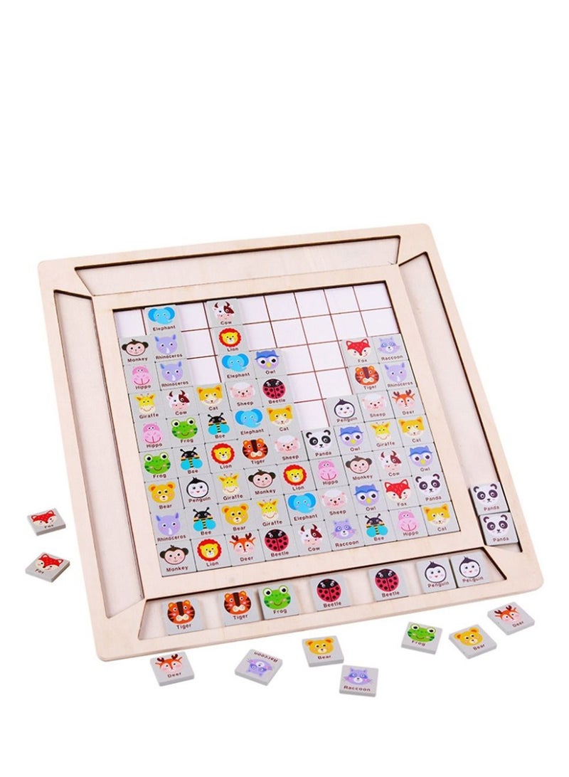 NIBEMINENT Children's Early Education Crazy Pair Of Wooden Parent-child Training Educational Board Games  - Image 2