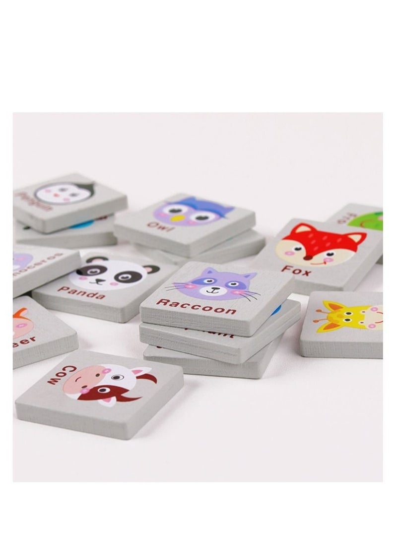 NIBEMINENT Children's Early Education Crazy Pair Of Wooden Parent-child Training Educational Board Games  - Image 4