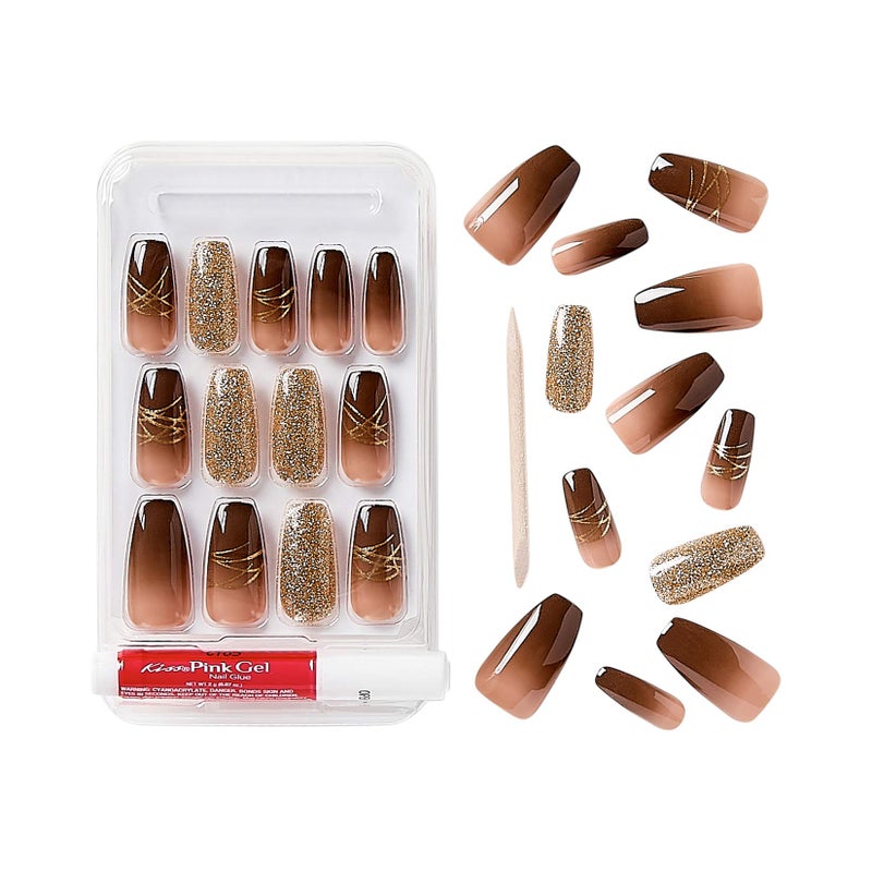 Goldfinger Gold Finger Gel Glam Design Nail (GD18) - Image 4