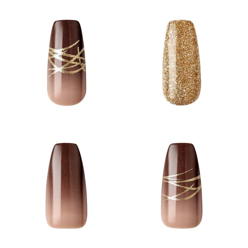 Goldfinger Gold Finger Gel Glam Design Nail (GD18) - Image 3