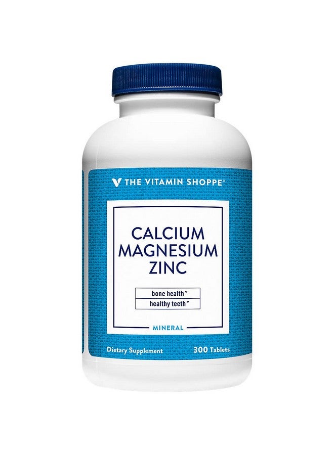 The Vitamin Shoppe Calcium-Magnesium-Zinc with Vitamin D - Supports Healthy Bones (300 Tablets) - Image 2
