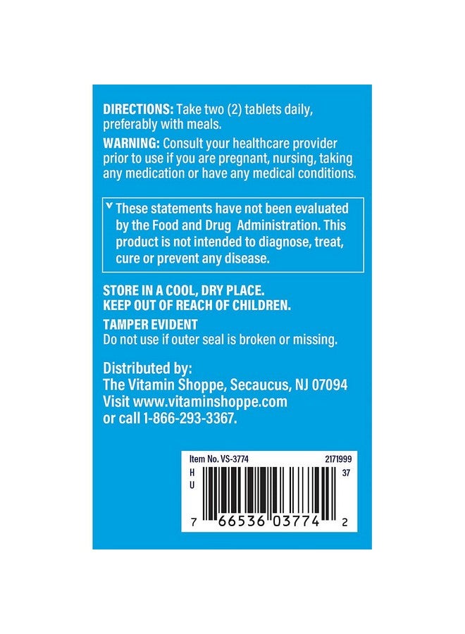 The Vitamin Shoppe Calcium-Magnesium-Zinc with Vitamin D - Supports Healthy Bones (300 Tablets) - Image 4