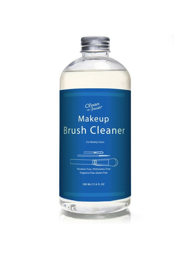 Clean-n-Fresh 17.6 أونصة سائلة منظف فرش المكياج للفرش، الإسفنج والباوف، منظف شامبو غسيل عميق - Image 1