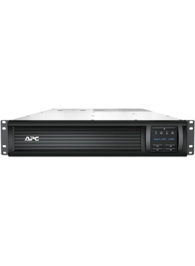 APC SMT2200RMI2UC Smart UPS, Line Interactive, 2200 VA Watts Power, 230 Voltage, 8x IEC C13+2x IEC C19 Outlet, Smart Connect Port + Smart Slot Interface, AVR / LCD, 2U Rackmount, Black