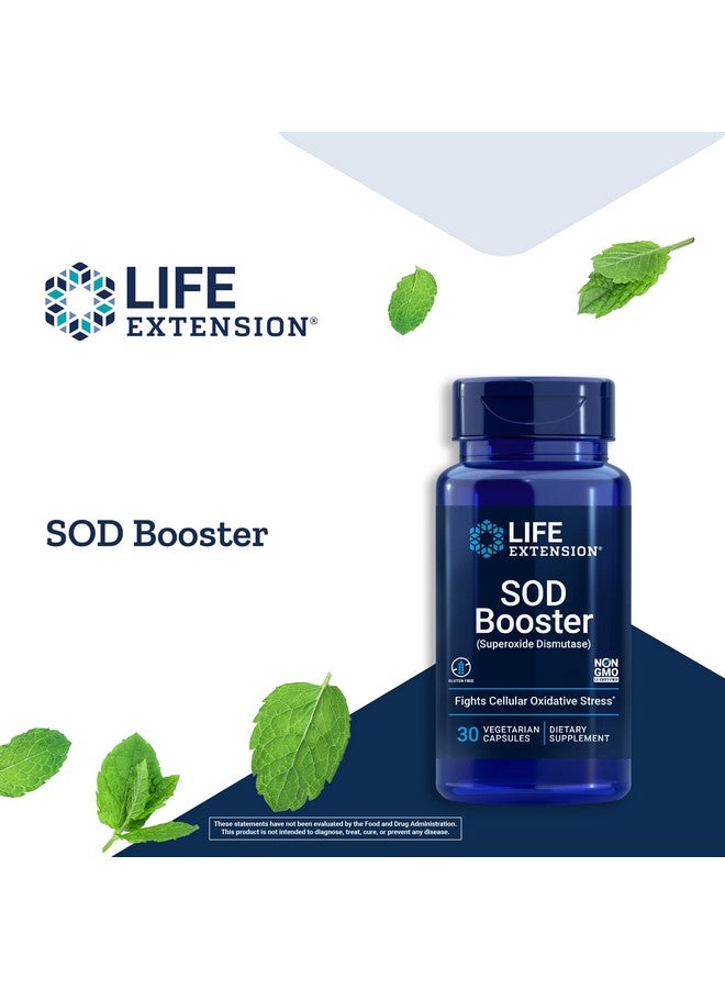 Life Extension Life Extension SOD Booster, Promotes SOD (Superoxide dismutase) Production for Liver Health & Detox, Helps Protect Cells from Cellular Stress, Gluten-Free, Non-GMO, Vegetarian, 30 Capsules - Image 4