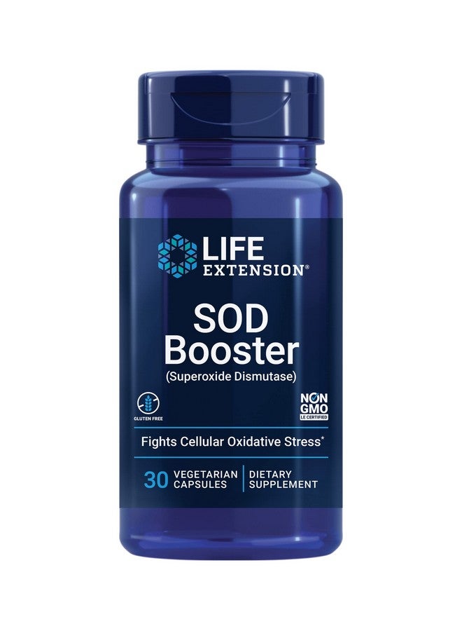 Life Extension Life Extension SOD Booster, Promotes SOD (Superoxide dismutase) Production for Liver Health & Detox, Helps Protect Cells from Cellular Stress, Gluten-Free, Non-GMO, Vegetarian, 30 Capsules - Image 1