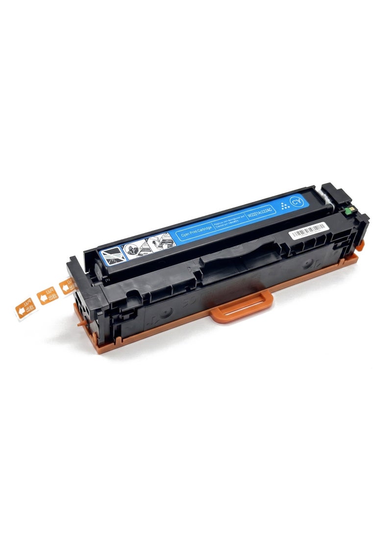 طباعة الذهب Gold Print Premium Toner Cartridge W2221A/222A Cyan Compatible For HP Color LaserJet Pro 3288, 33, Toner: Refined toner is infinitely close to original toner to achieve high color printing. - Image 2