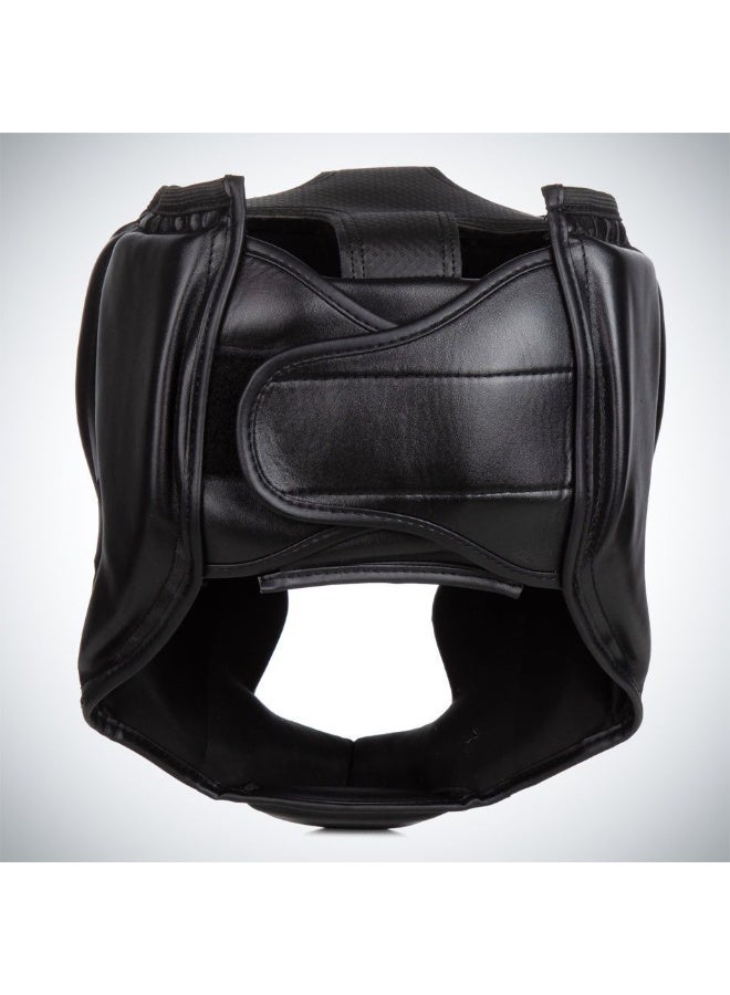 Boxing Headgear for Adults Kids, Safety Head Guard,Brace Head Protection,PU Leather Boxing Helmet for Traning Kickboxing MMA Muay Thai Sparring Martial Arts Karate Taekwondo（S） - Image 4