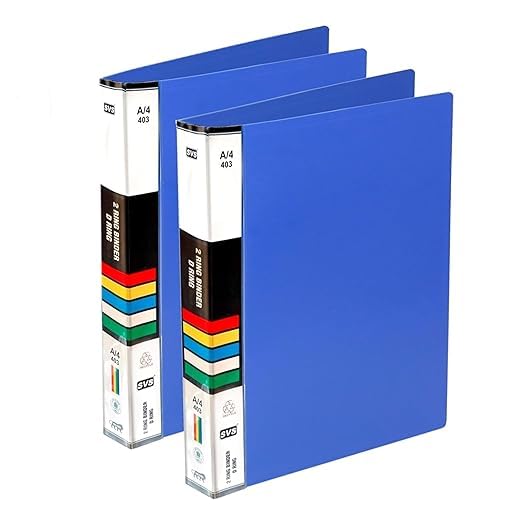 TULMAN A4 Size Cobra Spring Clip File Folder – Document, Papers, Certificate Holder & Office Supplies - Professional Storage Organizer – Pack of 2 - Image 1