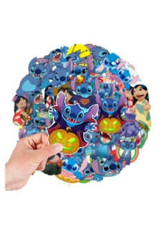 Generic 50-Piece Stitch Anime Stickers for Laptop Luggage Cartoon Graffiti Stickers for Kids  - Image 5
