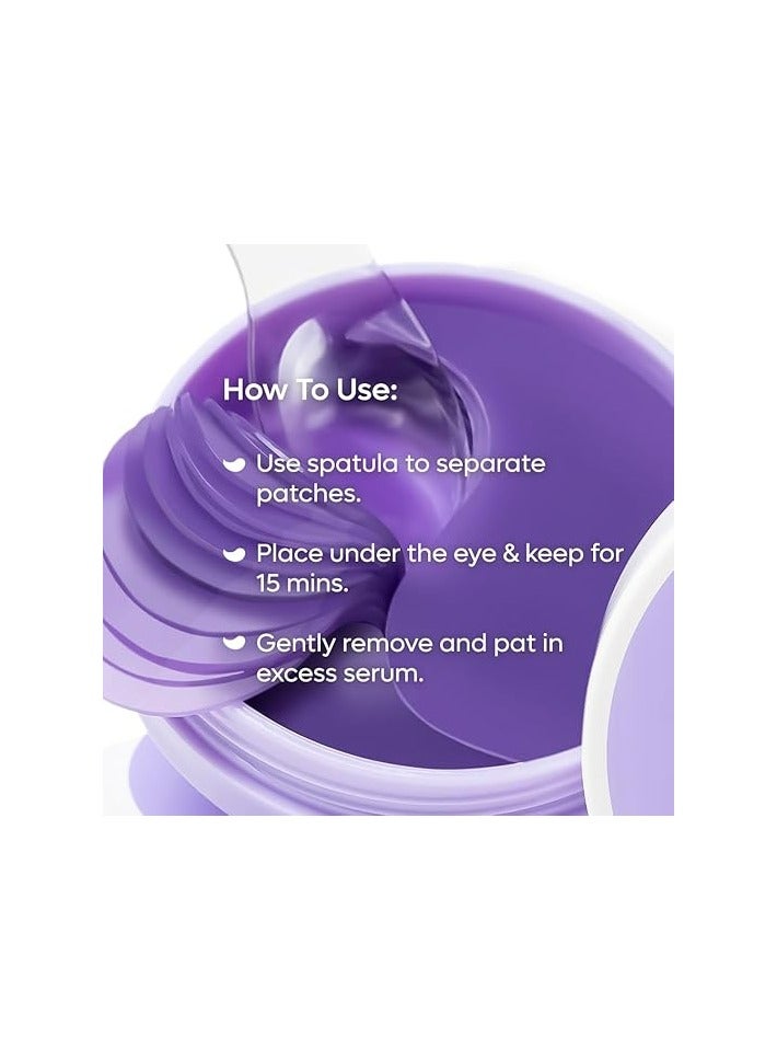 mCaffeine Black Tea Complex™ Anti-Ageing Cooling Under Eye Patches with Vegan Collagen Peptide | Boosts Collagen by 80% | Eye Masks for De-Puffing & Brightening | Men & Women | 15 Pairs - Image 4