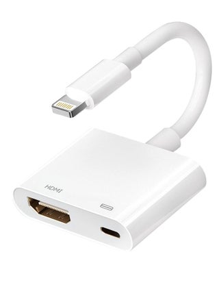 [Apple MFi Certified] Lightning to HDMI Digital AV Adapter for iPhone，1080P Digital Sync Screen Converter Charging Port for iPhone/iPad 1080P HDMI Converter for HD TV/Projector/Monitor - pzsku/Z5D0E3D56D9D3ED0ED7E6Z/45/_/1739986032/160f5359-7cab-47d2-ba29-5a268d608d46