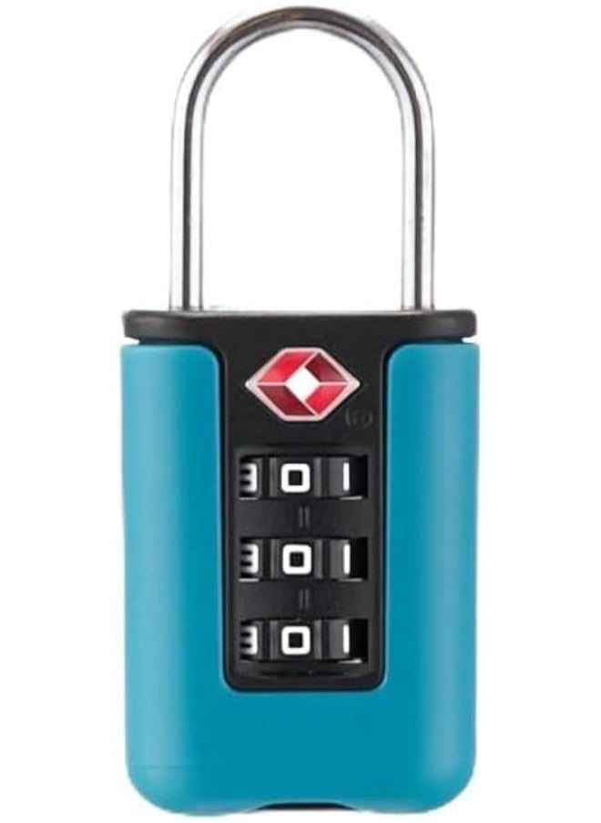 Biella TSA-Approved Travel Luggage Lock 3-Digit Combination, Durable, Easy-Reset, Keyless Security for Bags, Backpacks, Gym Lockers & Duffles  - Image 1