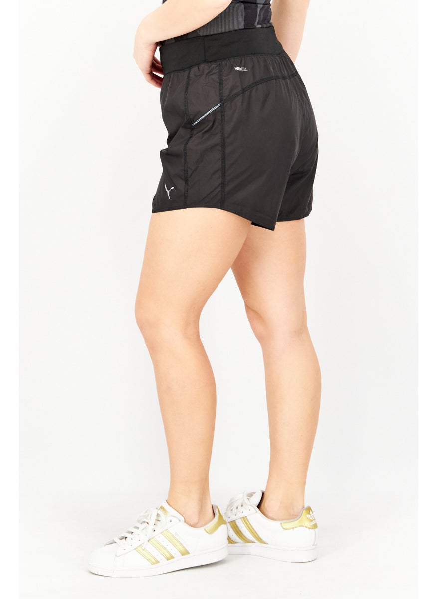 PUMA Women Sportswear Fit Training Shorts, Black  - Image 2
