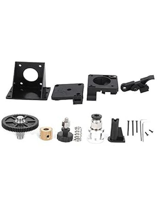 Extruder Full Kit With Gear Reducer For 3D Printer High Strength ABS Black Compact Stable Print Quality - Image 1