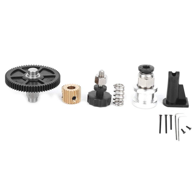 Extruder Full Kit With Gear Reducer For 3D Printer High Strength ABS Black Compact Stable Print Quality - Image 4