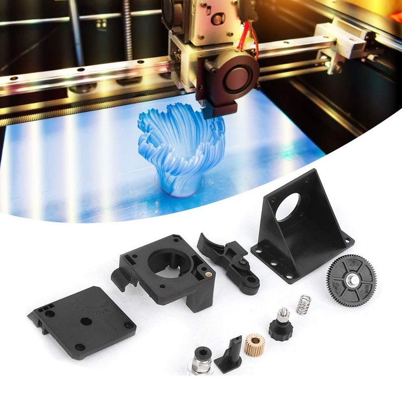 Extruder Full Kit With Gear Reducer For 3D Printer High Strength ABS Black Compact Stable Print Quality - Image 5