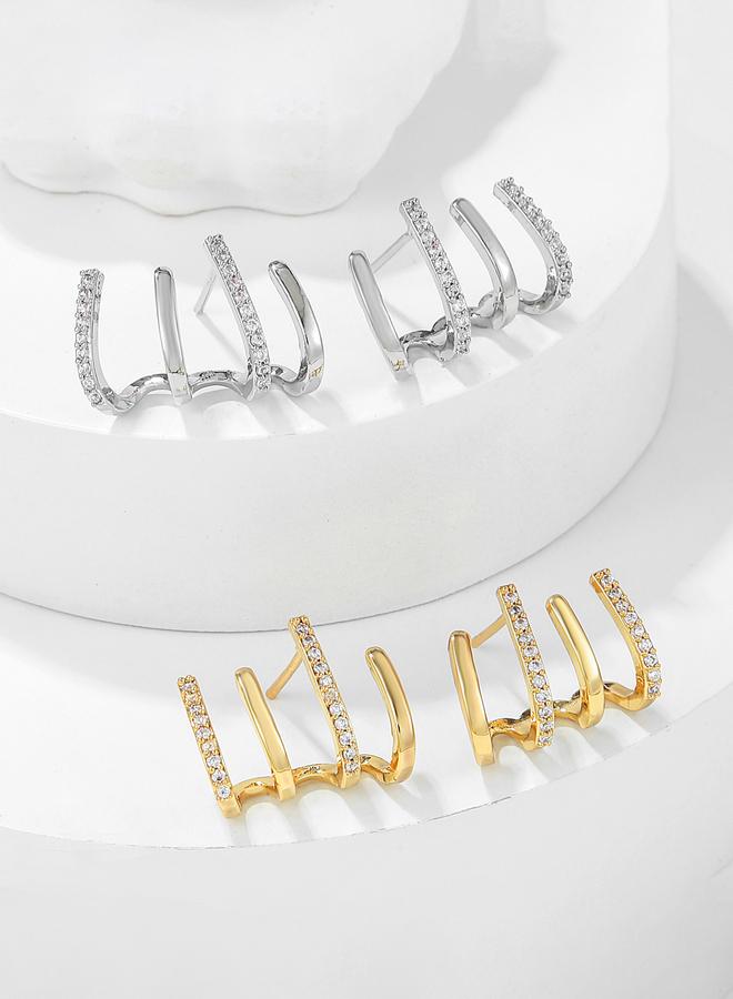 Take Two Embellished Cuff Earrings - Image 5