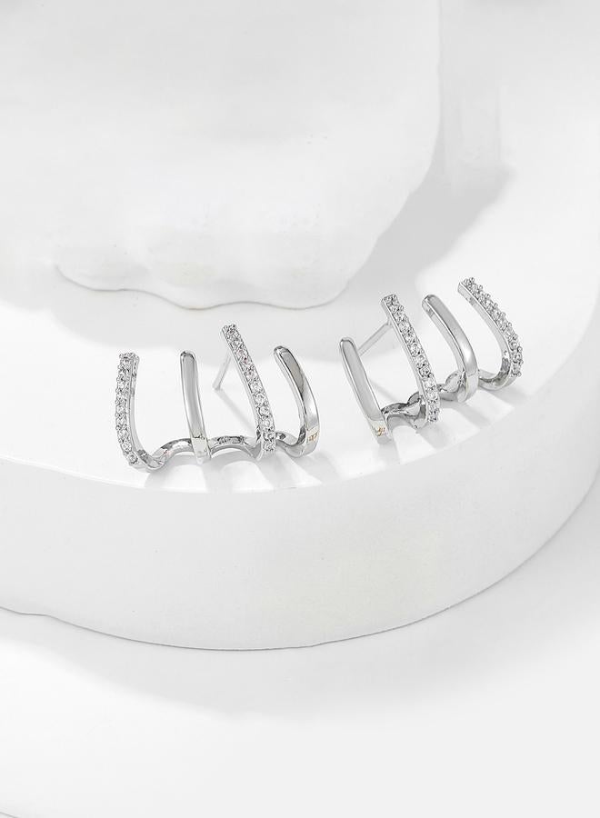 Take Two Embellished Cuff Earrings - Image 3